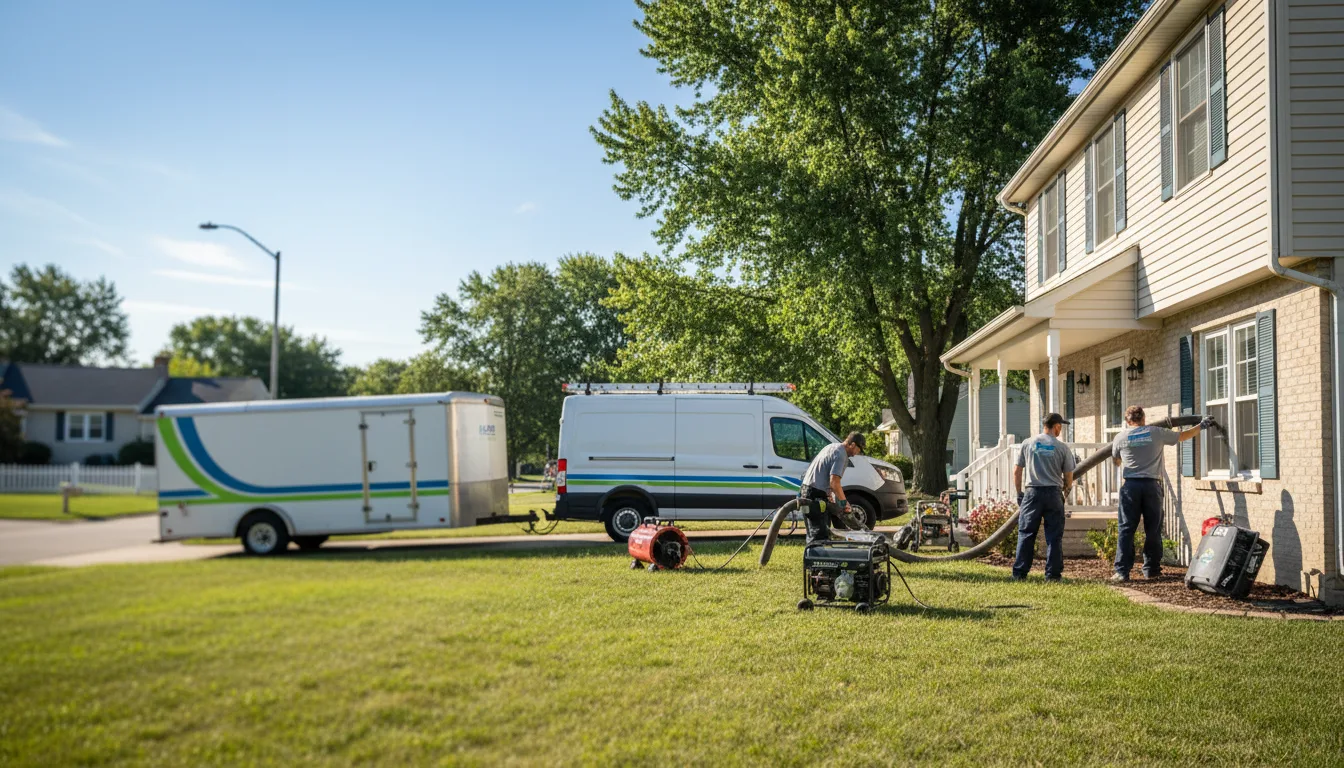 Flooded Basement Restoration And Cleanup With Repair in Houlton, WI near me